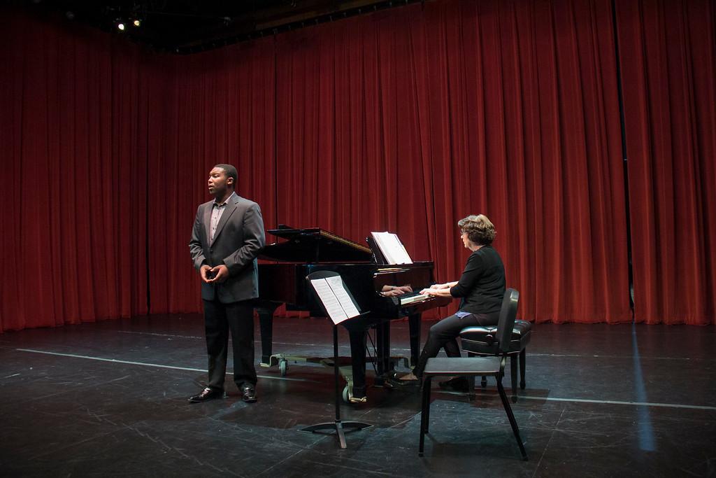 Two people performing at Red Skelton Theater